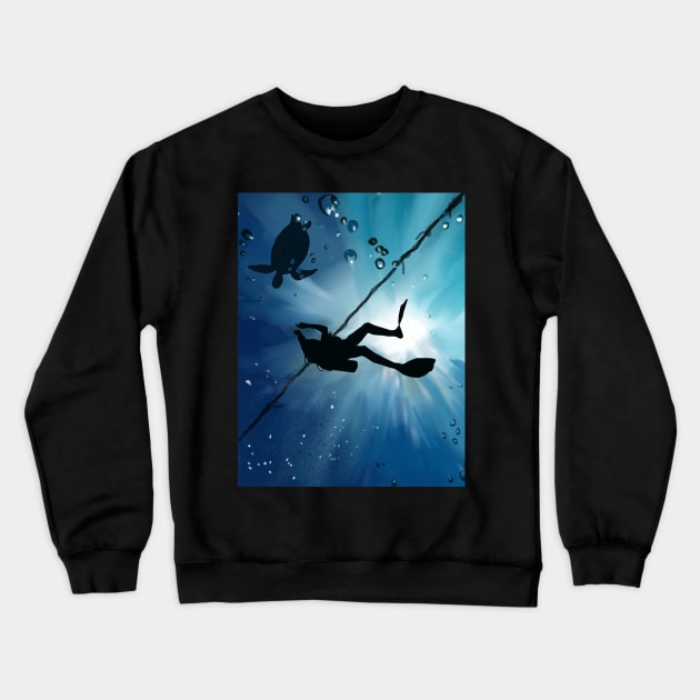 Don't Forget to Look Up Crewneck Sweatshirt by laceylschmidt